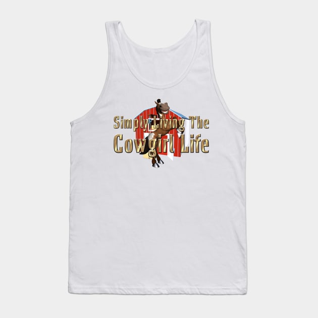 Simply Cowgirl Tank Top by teepossible